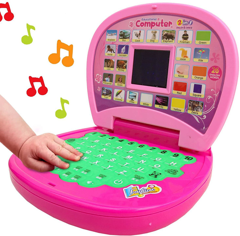 Tiny Miny ABCD Kids Computer Toy Baby Laptops for Kids 1 2 3-6 Years(Multicolor)