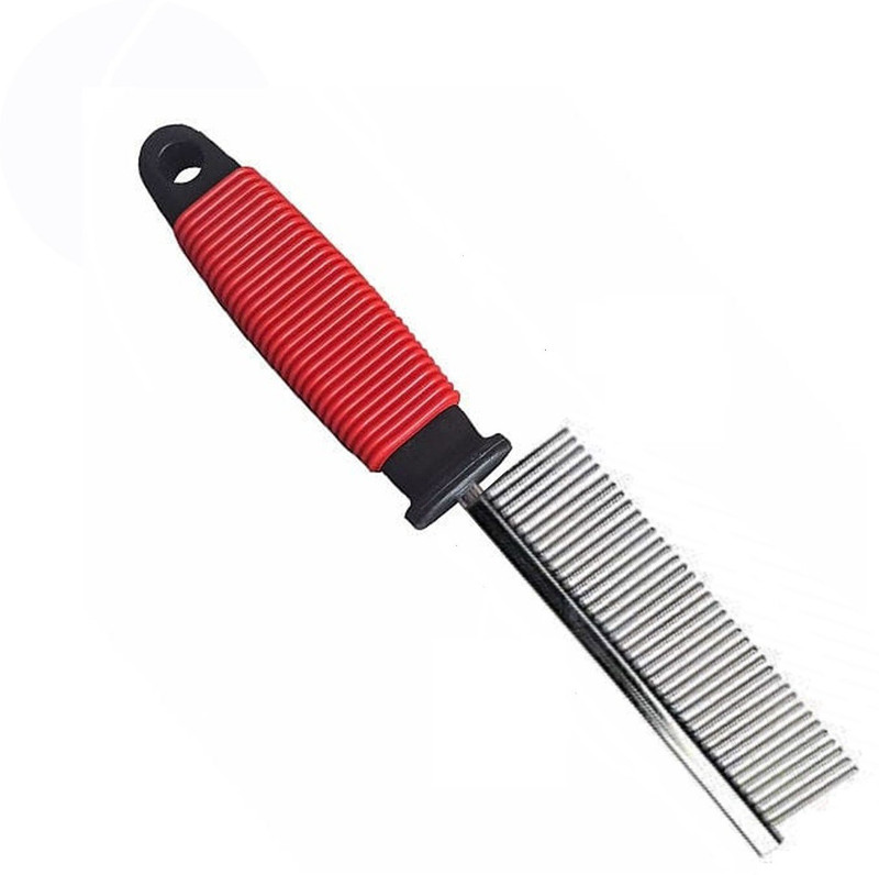 Emily Pets Single Side Steel Needles Dog Comb Hairbrush Grooming for Small & Medium Dogs,Do Basic Comb for Dog, Cat
