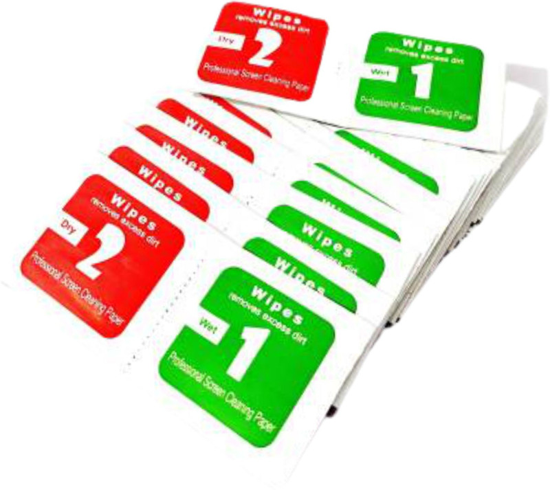 FINCH Wet and Dry Screen Cleaning Wipes Big Size for Laptops, Computers, Gaming, Mobiles(WIPES PACK OF 15 .....027)