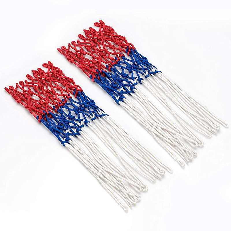 Dinetic Nylon Basketball Net, Pack of 2 Basketball Net(Multicolor)