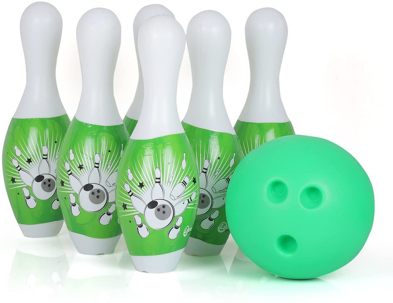KTRS Bowling Game for Kid 6Pin1 Ball Bowling Set for Kids Games Indoor Outdoor Play Sports Bowling Set