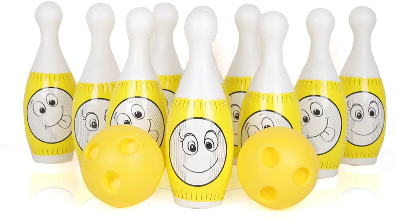 MOBHADA Bowling Game for Kids 6 Pin 2 Balls Bowling Set for Kids Games Sports Bowling Set