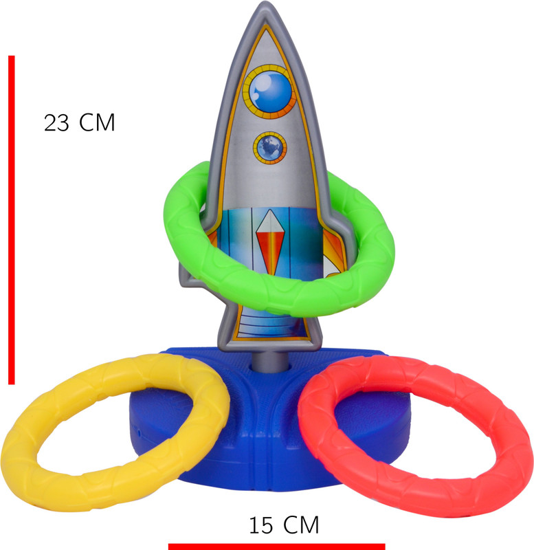 Myhoodwink Space Rings Catcher Stacking Toy(Multicolor)