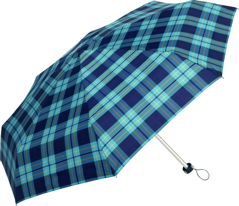 Popy Nano™ 5-fold Check Print #6 Umbrella(Red)