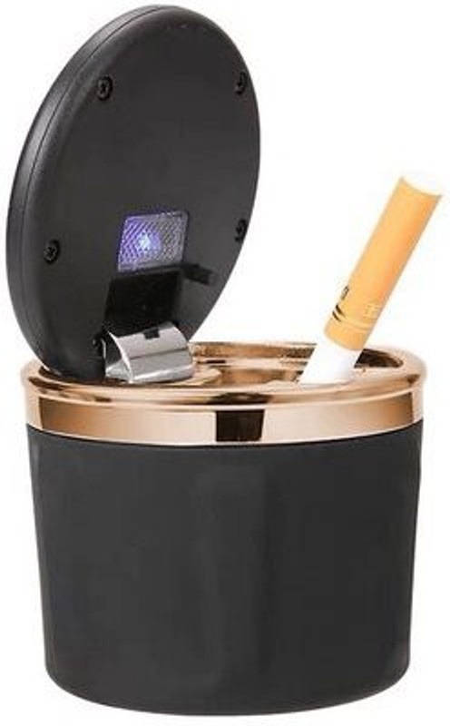 Ride2joy Ashtray Gold, Grey Plastic Ashtray(Pack of 1)