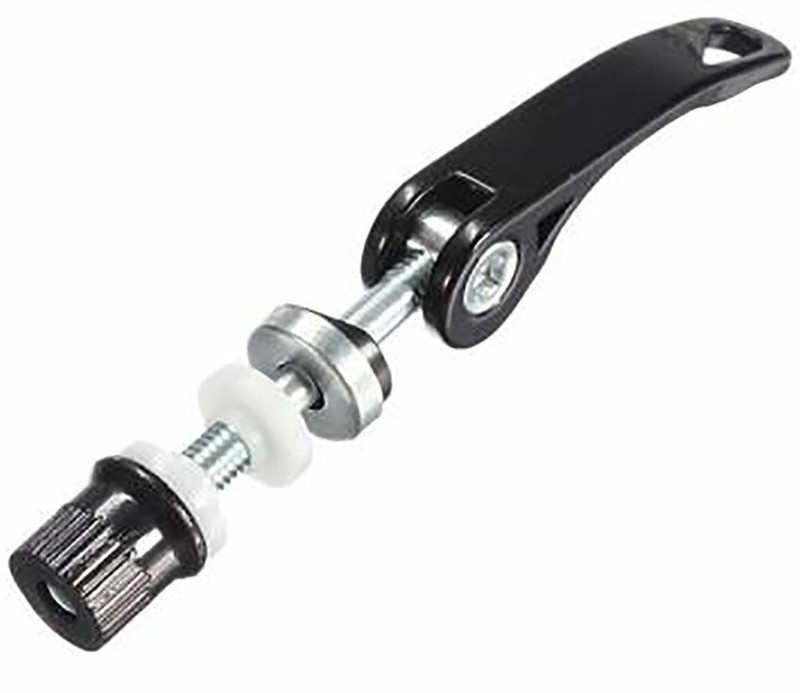 PEDFIT Alloy Bicycle Quick Release Seat Post Seatpost Clamp Bolt Binder Skewer(Black) Brake Shoe(Black)