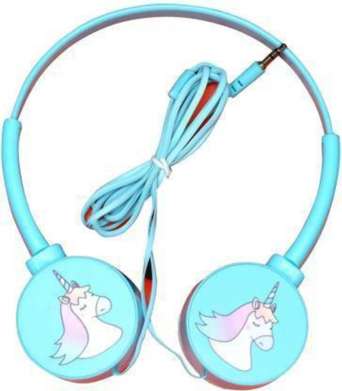 Tlismi Unicorn Blue Wired Headphone Smart Headphones(Wired)
