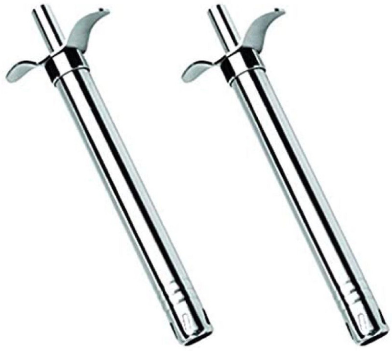 LAPAAS REtail Surya Gas Lighter for kitchen Steel Gas Lighter(Steel, Pack of 2)