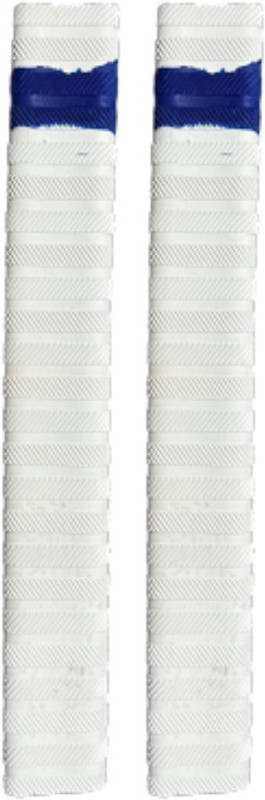 Owlix White Cricket Bat Grip Annular Ribbed Shockproof Set of 2 Super Tacky(Pack of 2)