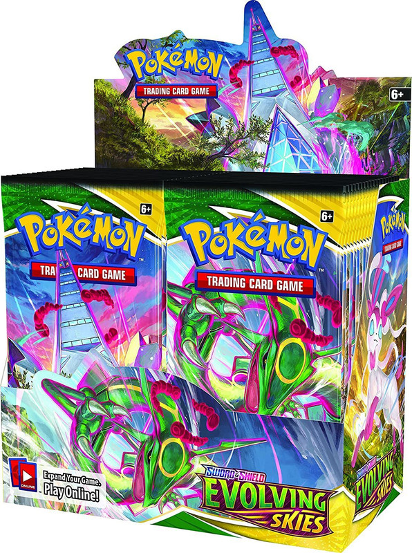 Craveon Poke-Mon (36 Booster Pack) Sword & Shield Evolving Skies Playing Card Booster(Multicolor)