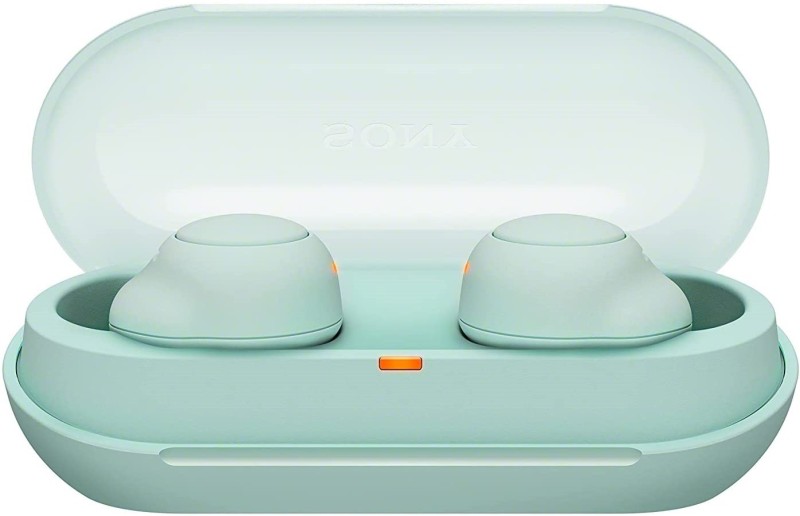 SONY WF-C500 IPX4/20Hrs Battery Life Bluetooth Headset(Green, True Wireless)