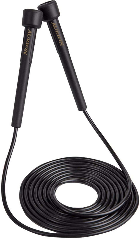 LYCAN Skipping Rope (Black, Pack of 1) | Men and Women Jumping Freestyle Skipping Rope(Length: 274 cm)