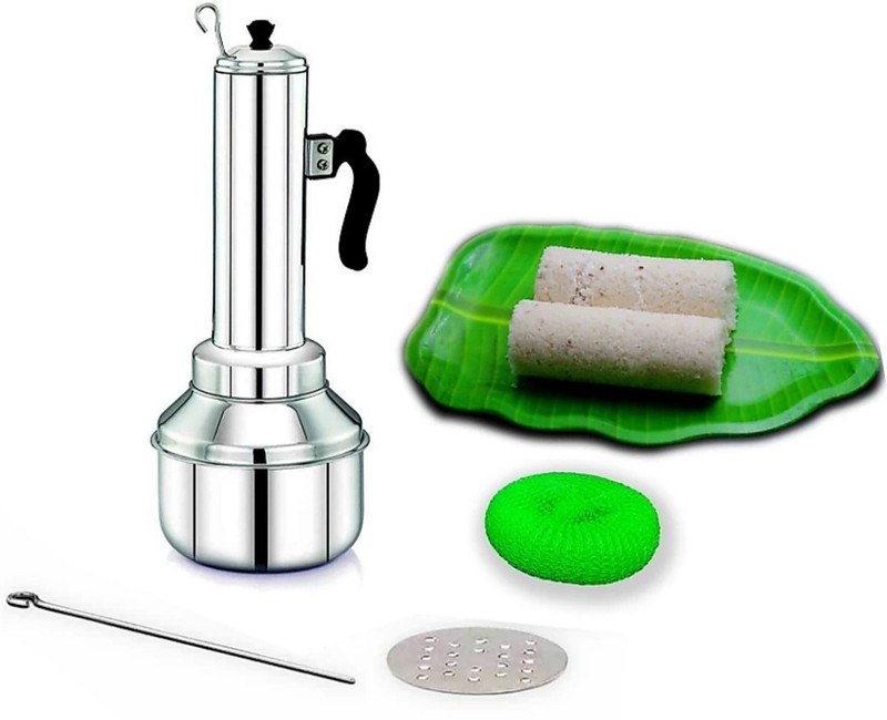 MYNAKSHA puttumaker 1.05l Stainless Steel Steamer(1.05 L)