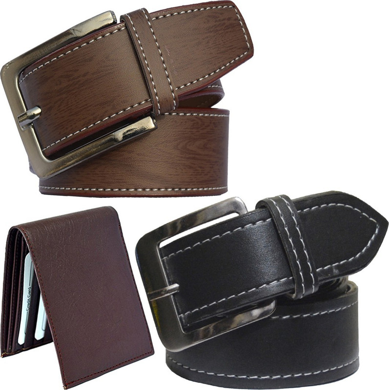 Sun Shopping Wallet & Belt Combo(Multicolor)