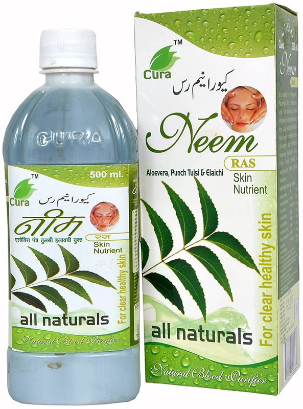 Cura Neem Ras Natural Blood Purifier (500ml.)(500 ml)