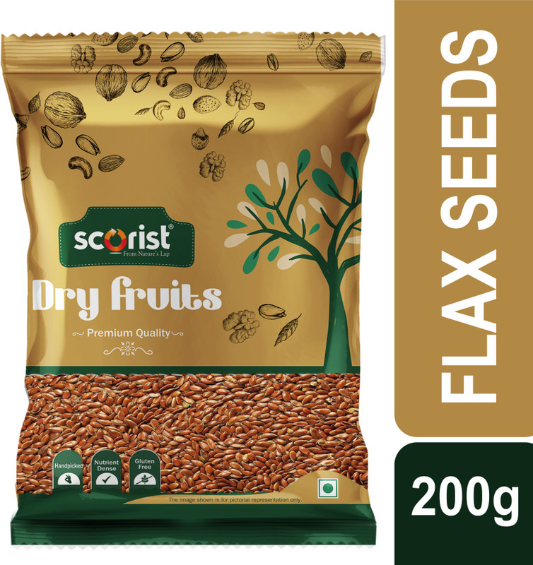 Scorist Popular Brown Flax Seeds Brown Flax Seeds(200 g)