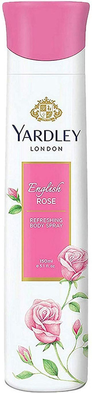 Yardley London English Rose Deodorant Spray - For Men & Women(150 ml)