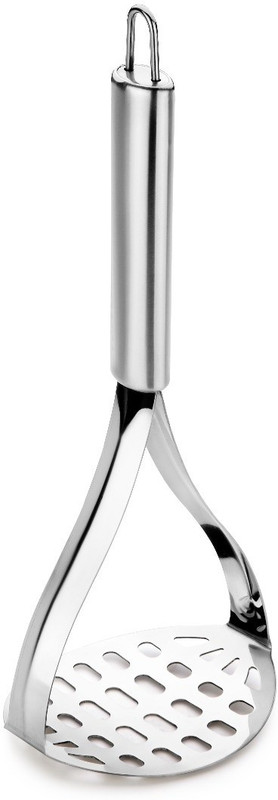 HAPPI Potato Masher for Kitchen Stainless Steel , Pav-Bhaji Smasher , Vegetables , Potato masher Stainless Steel Masher(Black, Pack of 1)