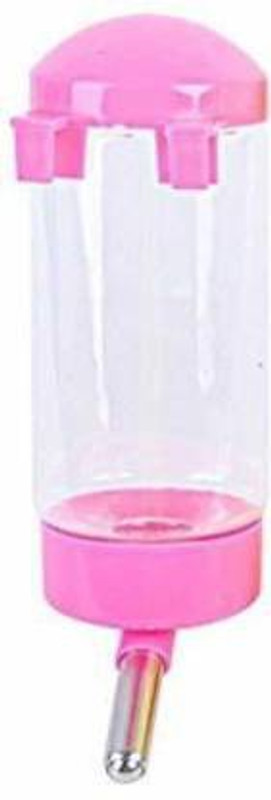 DogTrust Dog Rabbit Hamster Gerbil 500 ML, Large Round Plastic Pet Bottle (500 ml Pink) Straight Plastic Pet Bottle(500 ml Pink)