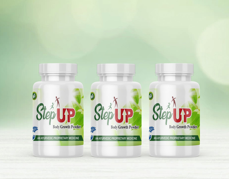 Stepup STEP UP POWDER BODY GROWTH(Pack of 3, 300 g)