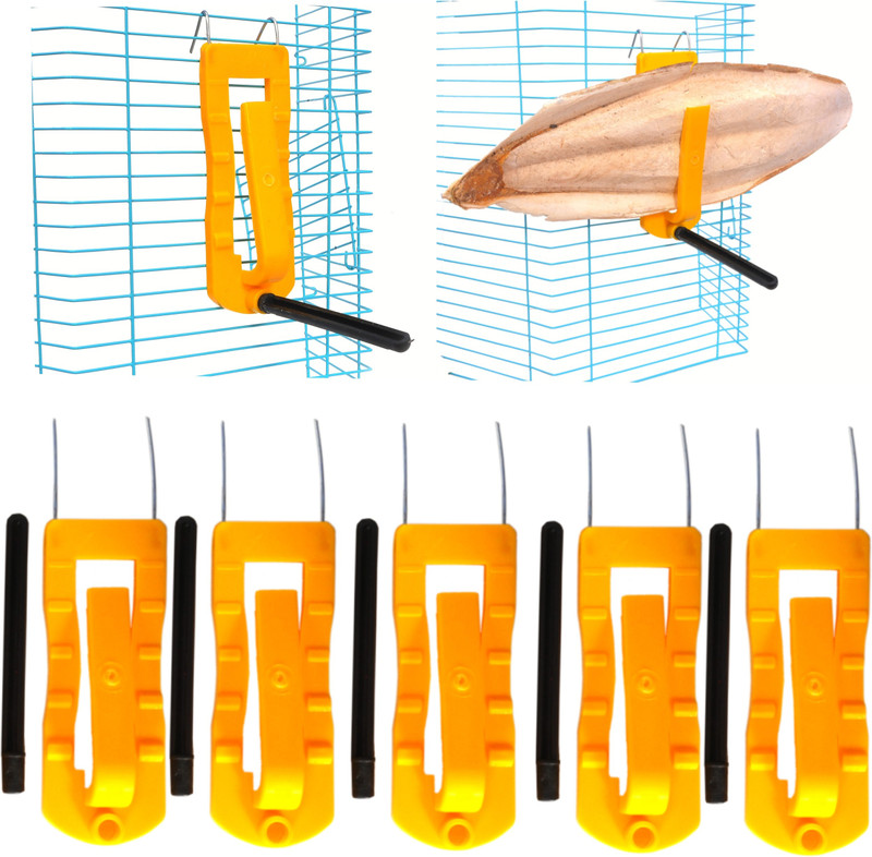 Rana pets 1 pack (5 piece's) Cage Cuttlebone Holder