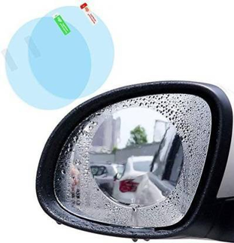 SRPHERE Rearview Mirror Waterproof Membrane Anti-Fog Anti-Glare Film Sticker Car Mirror Rain Blocker(Blue)