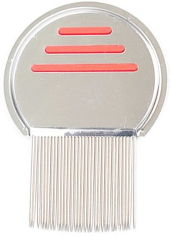 FEG Stainless Steel Lice Treatment Comb/Lice Egg Removal Stainless Steel Metal