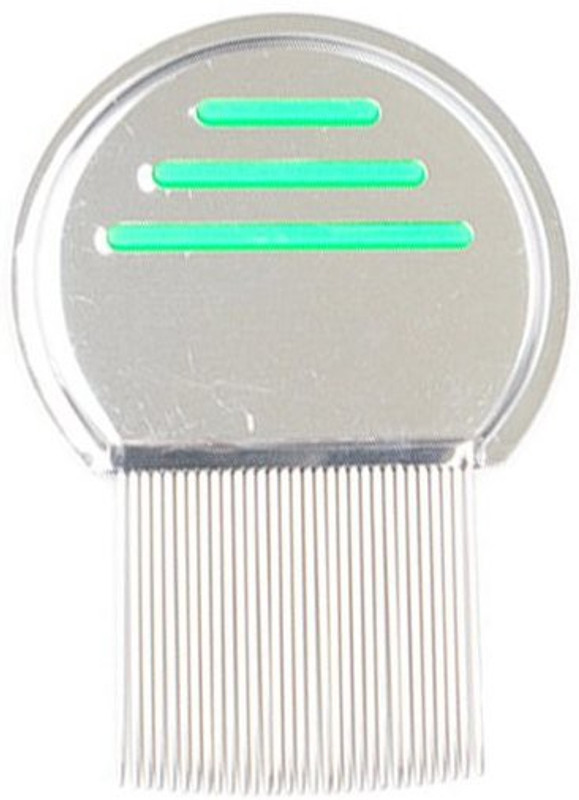 FEG Stainless Steel Lice Comb, Metal Comb, for Children and Adults for Head Lice