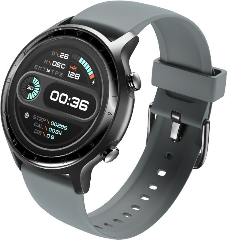 Noise NoiseFit Active with GPS, SpO2 Monitor Smartwatch(Tough Grey Strap, Regular)