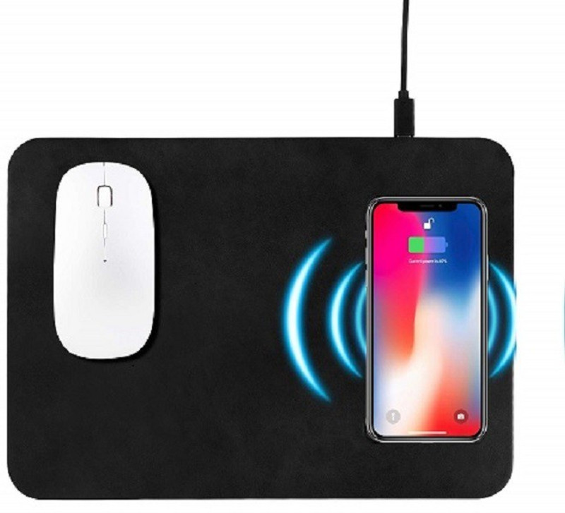 SINGING NOISE 2in1 Charging desktop mouse pad. provides a solid surface for to slide Charging Pad