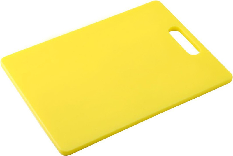 inddus Food Grade Chopping Board to cut vegetables Plastic Cutting Board(Yellow Pack of 1 Dishwasher Safe)