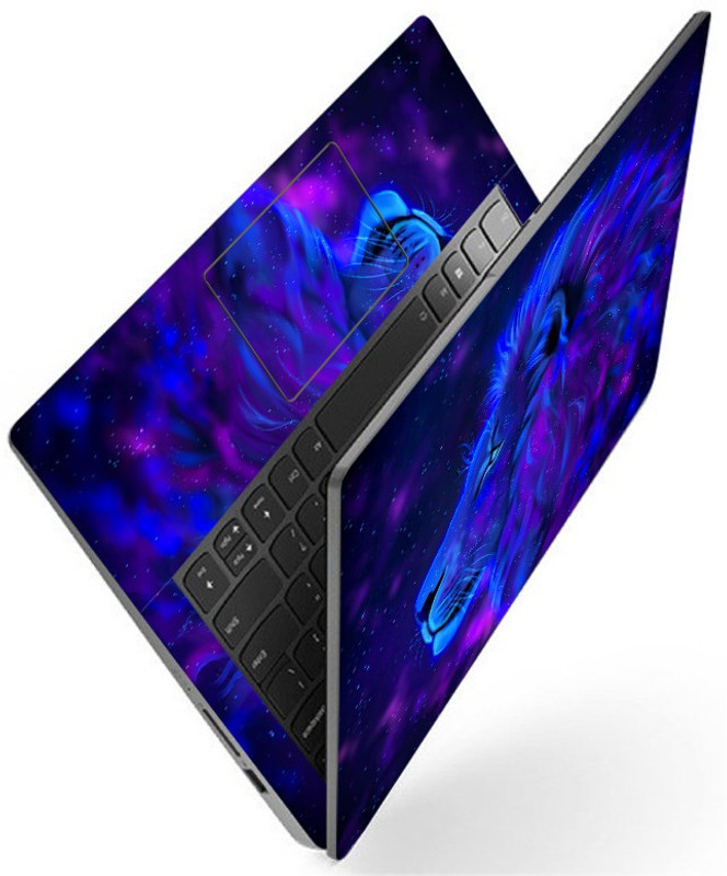 FineArts Full Panel Premium Laptop Skin Sticker Vinyl Decal- Galaxy Lion 14.1 Stretched Vinyl Laptop Skin Compatible for 14.1 inch(Theme: Illustrations)