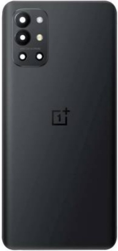 Srewingt OnePlus 9R(Glass)With Camera Lens Back Panel(Carbon Black)