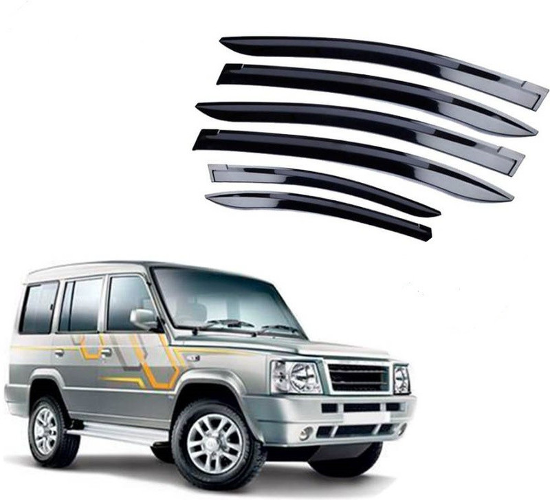ASRAUTO For Non-convertibles Front, Rear Wind Deflector(Tinted Tata Sumo Victa)