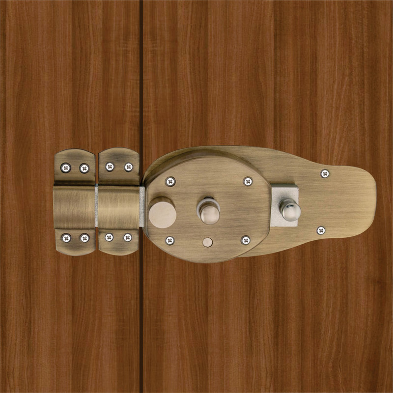 MILTON Iron, Steel Glossy Deadbolts(Multicolor)