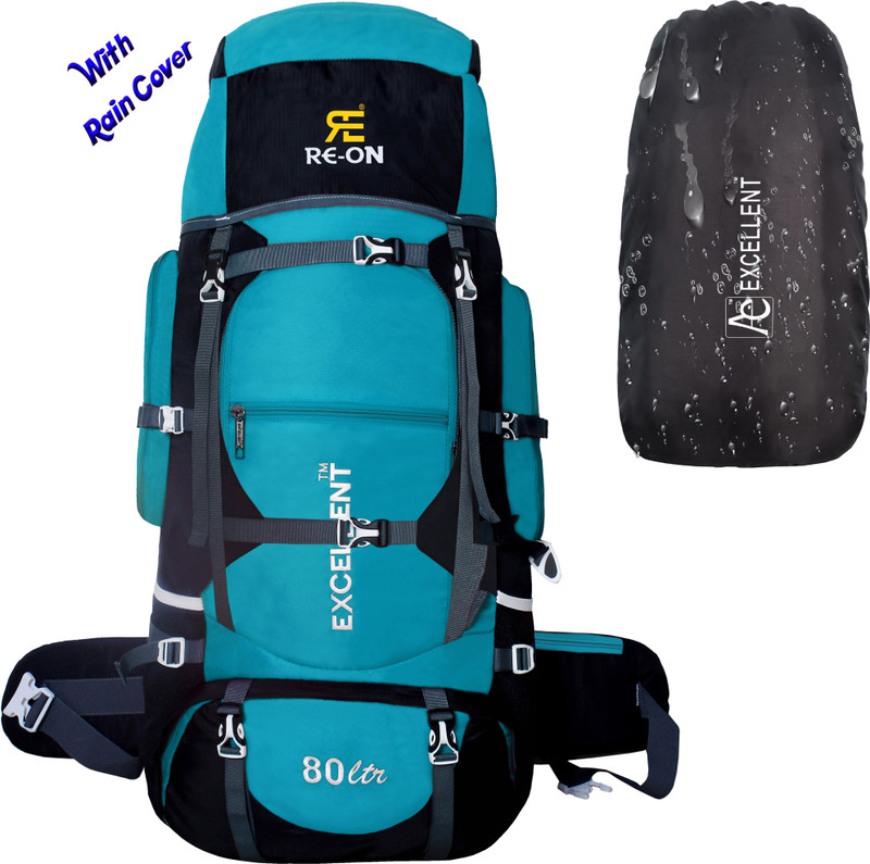 Re-On 80 Ltrs Trekking Bag Outdoor Hiking Backpack Travel Backpack With Rain Cover(Backpack)