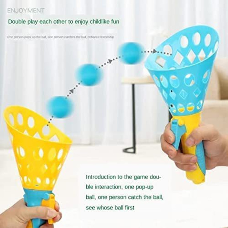 Dherik Tradworld click and catch two balls game. Football - Size: 1(Kids, Pack of 1)