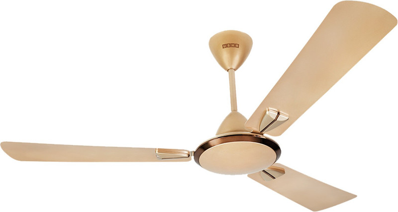 USHA Goodbye Dust - Striker Galaxy 1200 mm Anti Dust 3 Blade Ceiling Fan(Bright Gold, Pack of 1)