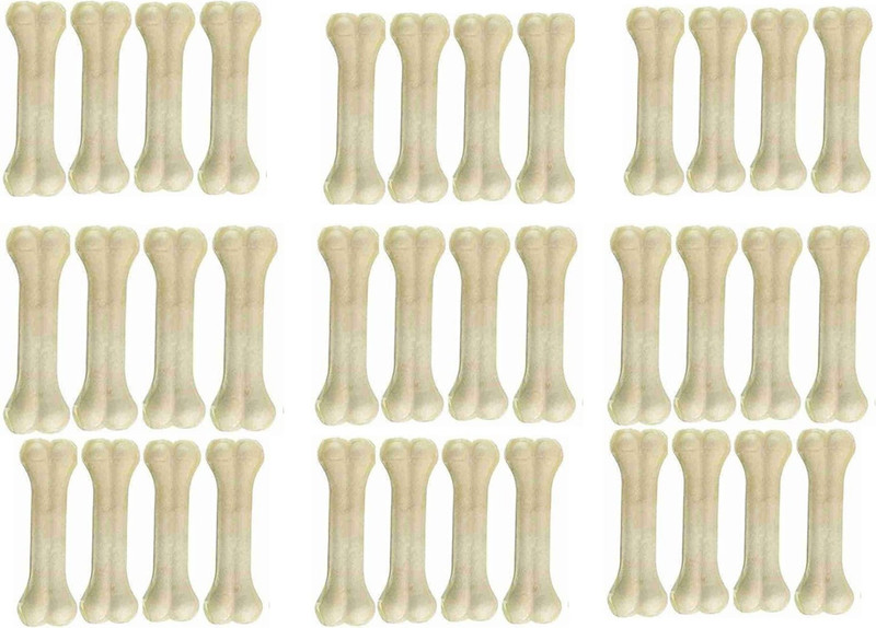 Heaven Luxurious White Digestible Rawhide Bone For Dog Chicken 0.25 kg (3x0.08 kg) Dry Adult, New Born, Senior, Young Dog & Cat Food