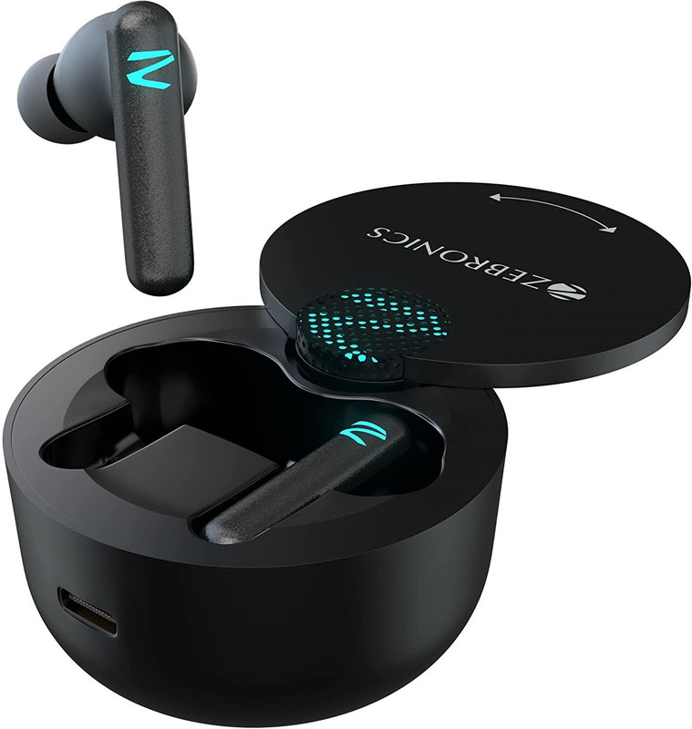 ZEBRONICS Zeb-Sound Bomb G1 Gaming TWS with 50ms low latency, Game Mode Bluetooth Gaming Headset
