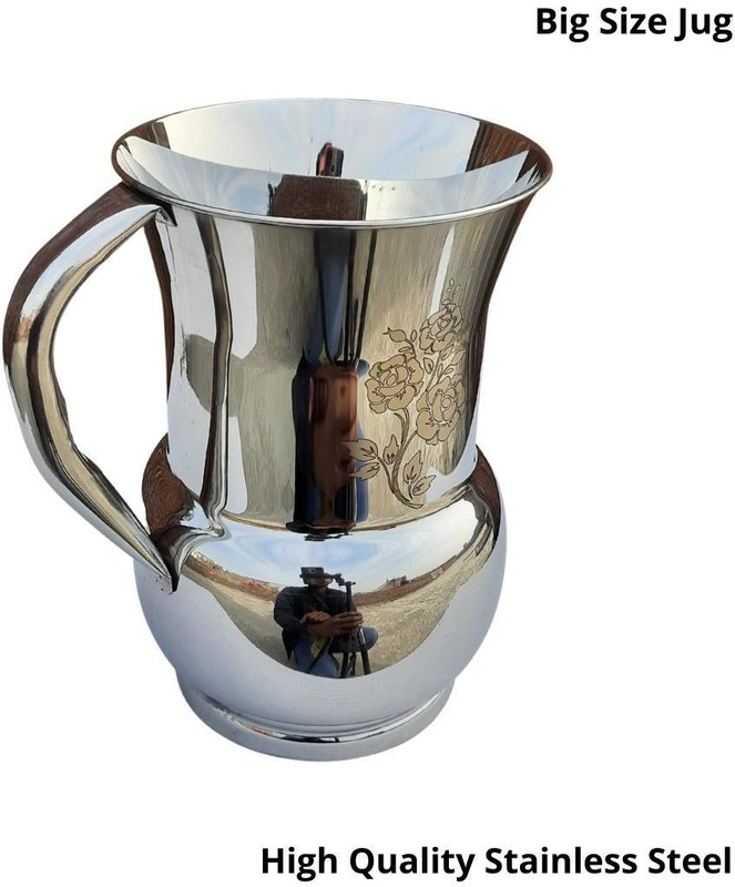The Farooqui Store 2 L Stainless Steel Water Jug
