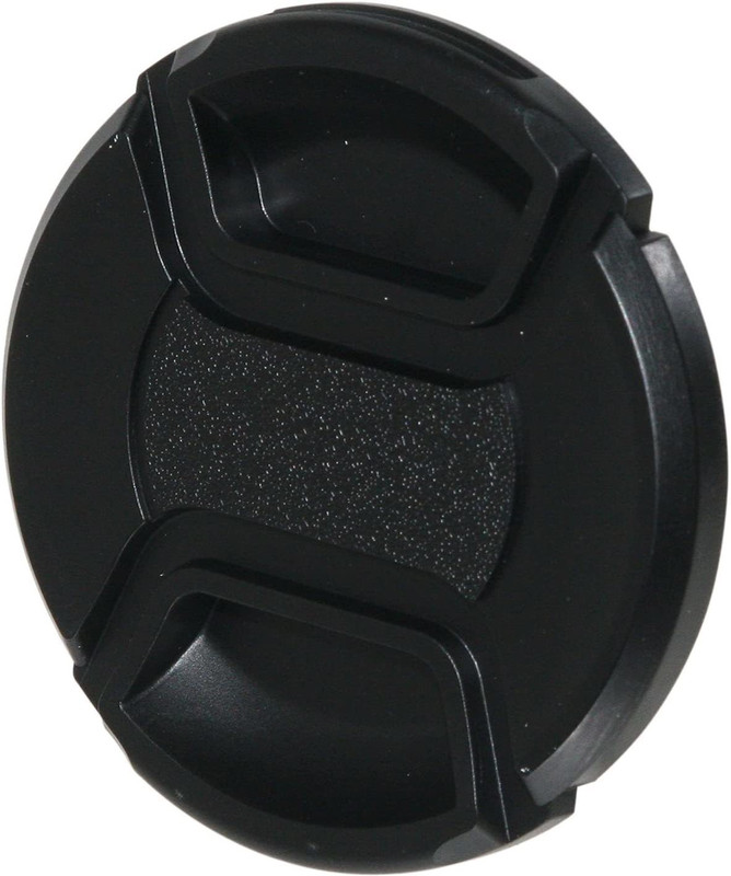 Darahs 77mm Lens Cap Center-Pinch For Nikon Made from 100% Recycled Plastic Lens Cap(Black, 77 mm)