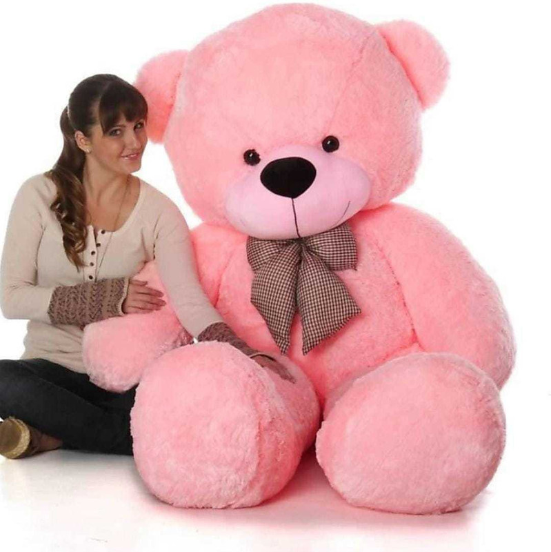 RSS SOFT TOYS 3 feet soft pink teddy bear with huggable and beautiful - 90 cm(Pink)