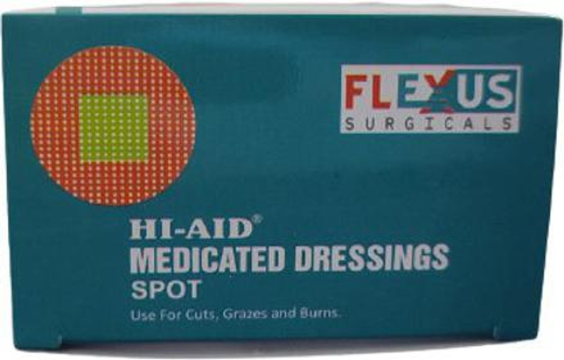 Hi-Aid FIRST AID ROUND SPOT BANDAGE INJECTION PLASTER(PACK OF 1000) PREMIMUM QUALITY Adhesive Band Aid(Set of 1)