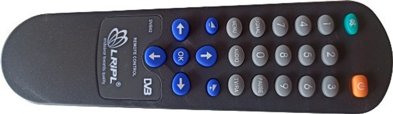 LRIPL DD Free Dish Best High Quality Remote Very Good All Free DD Free Dish Remote Controller(Black)