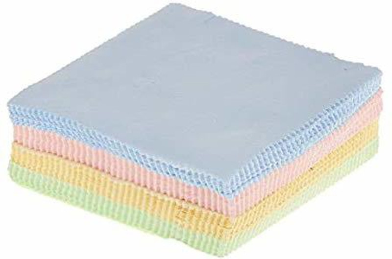 Qweezer Microfiber Eye Glass Phone Screen Camera Lens Cleaner Cloth [5"X5"](Pack of 100) for Computers, Laptops, Mobiles(Cleaner for Tablet, Phone, Laptop, Camera, All Screens)
