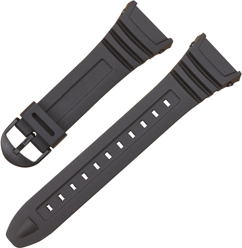 Rayyn [CASO 11] 18MM WATCH STRAP (BLACK) // "SUITABLE FOR CASIO W-96H WATCH" 18 mm Resin Watch Strap(Black)