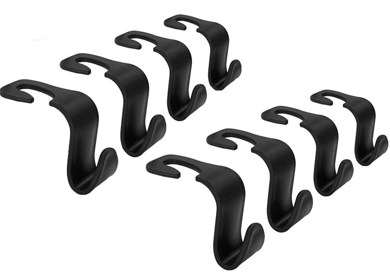 2Mech Backseat Head Rest Organizer Hook for all car ( Pack of 8) Car Bin(0 L)
