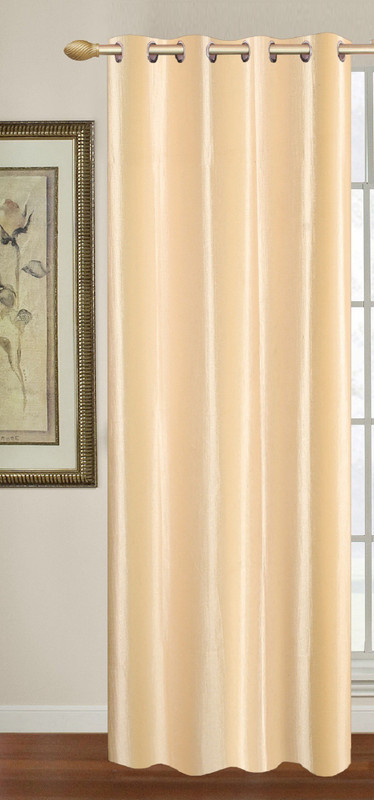 Achintya 153 cm (5 ft) Window Polyester Semi Transparent Curtain Single Curtain(White, Solid)
