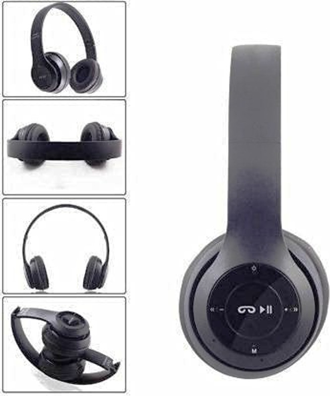WHISTLE9 Sports Headphones with Microphone, Stereo Fm,Memory Card Support Earphone Cable Organizer